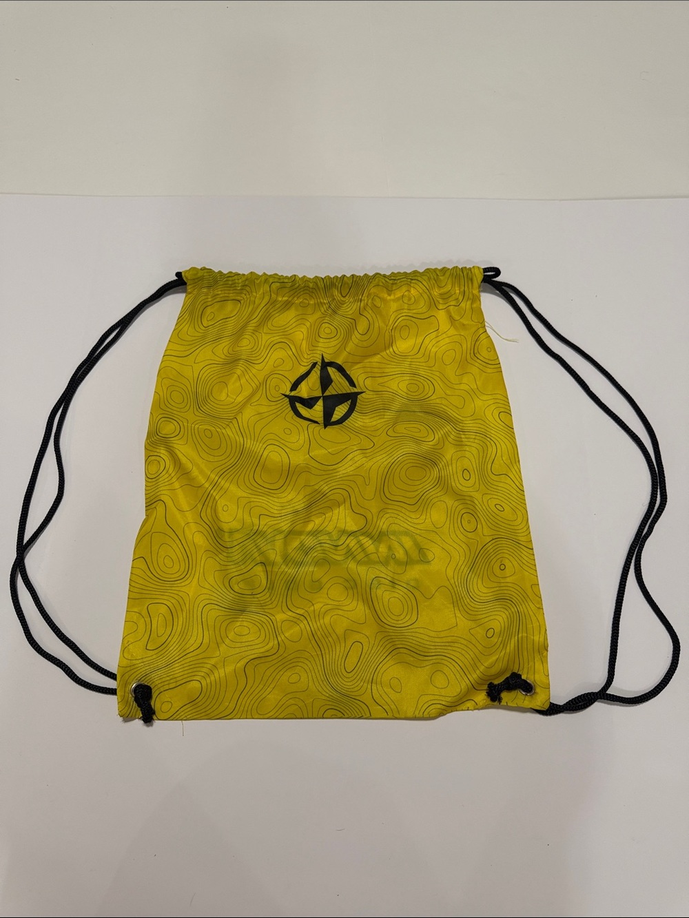 Innova Disc Golf Drawstring Backpack in Yellow with Black Accents